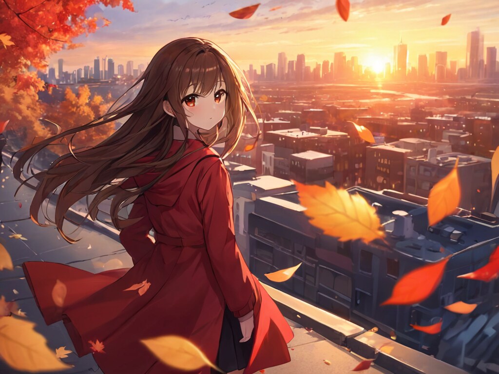 紅く染まりゆく街