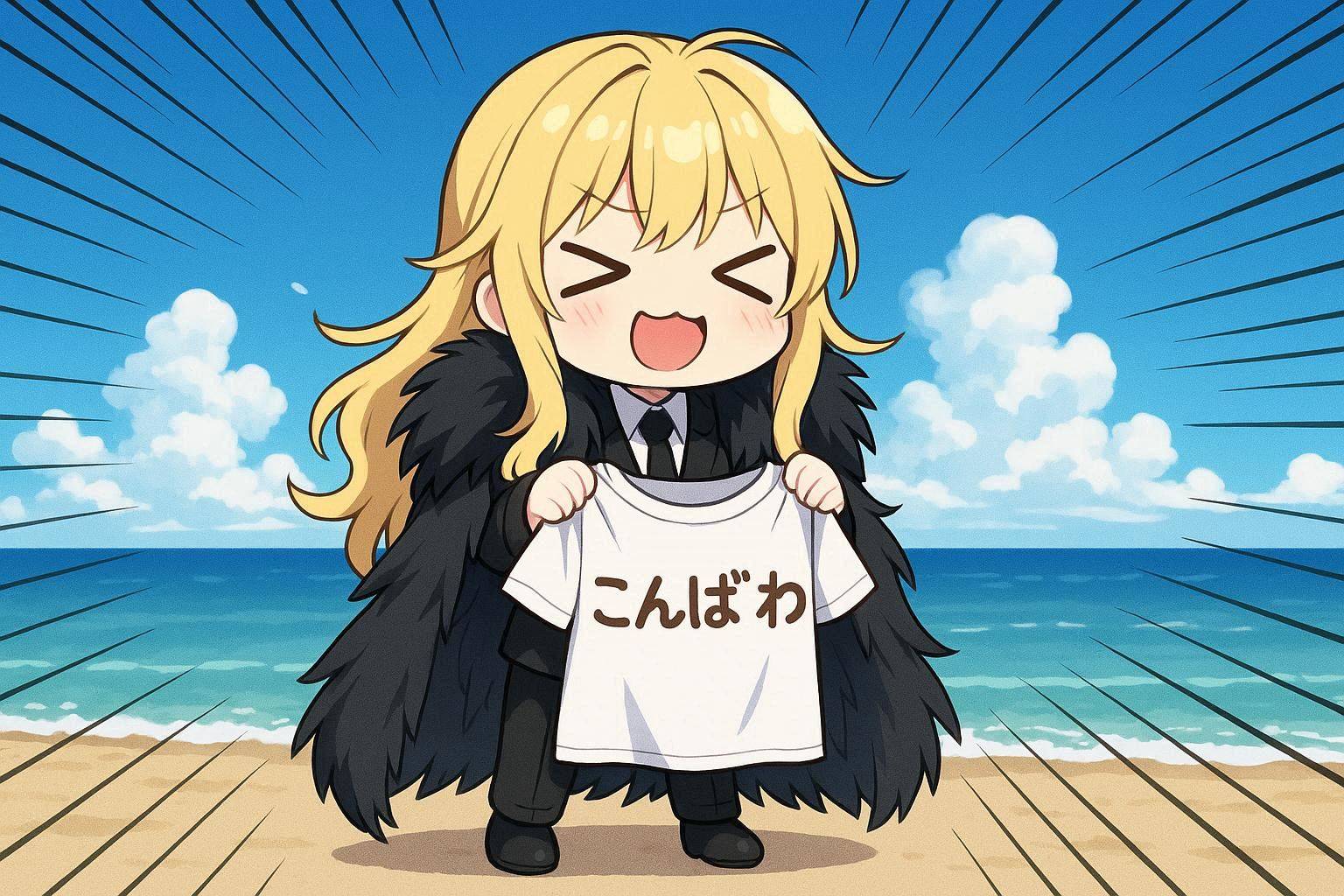 海とTシャツとエリザベス