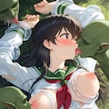 【コスプレ】かごめちゃんとチビゴブ 9枚目