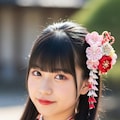 華の舞姫001《小学生和装の君》 5枚目