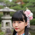 華の舞姫001《小学生和装の君》 2枚目
