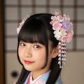 華の舞姫001《小学生和装の君》 3枚目