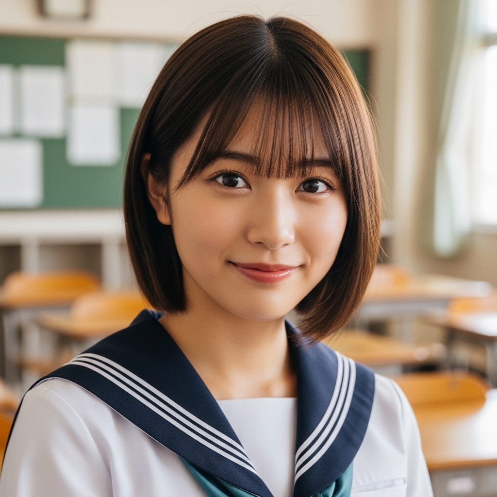 Portrait_JK_1218 | の人気AIイラスト・グラビア