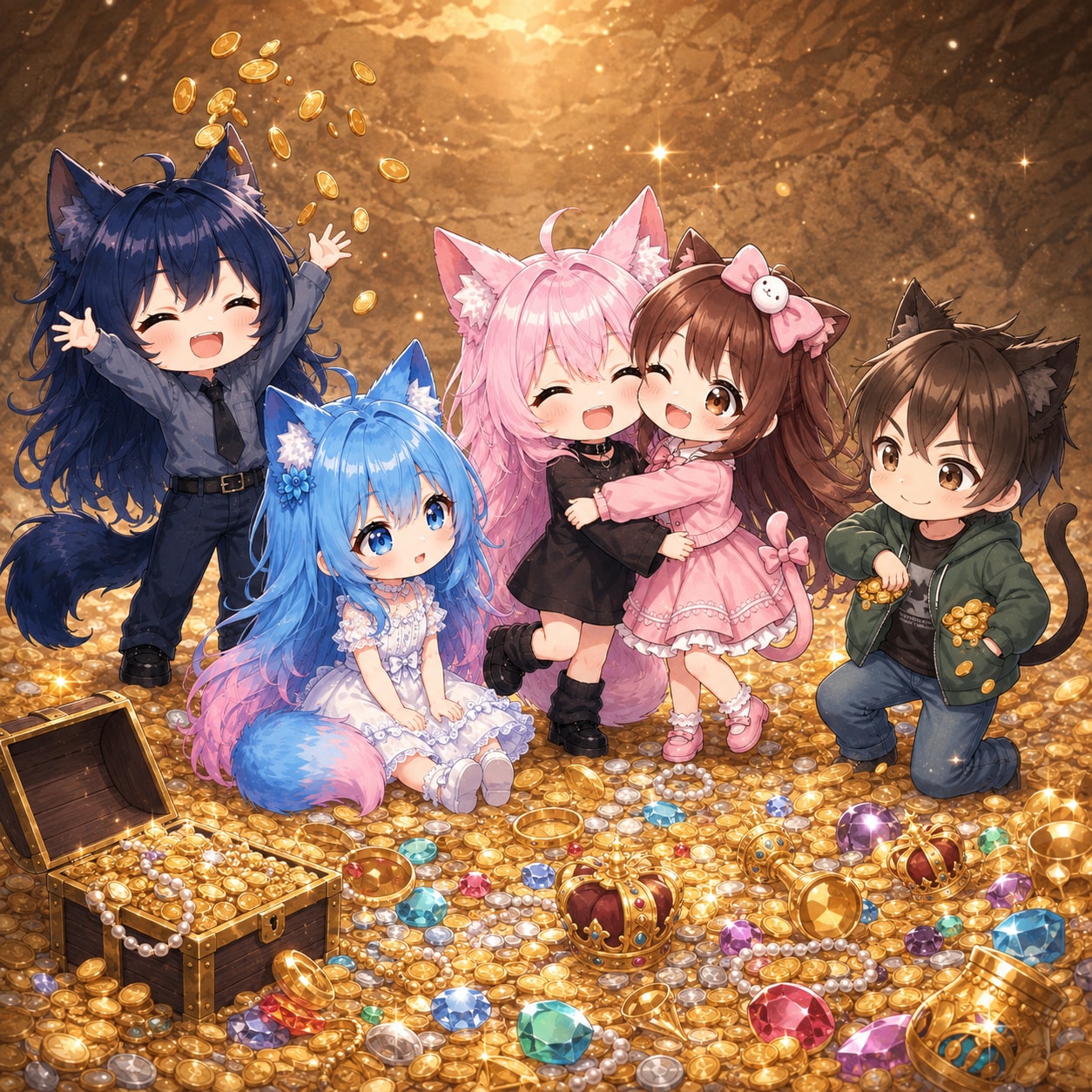 わぁーいっ！大成功 ...  ？ | の人気AIイラスト・グラビア