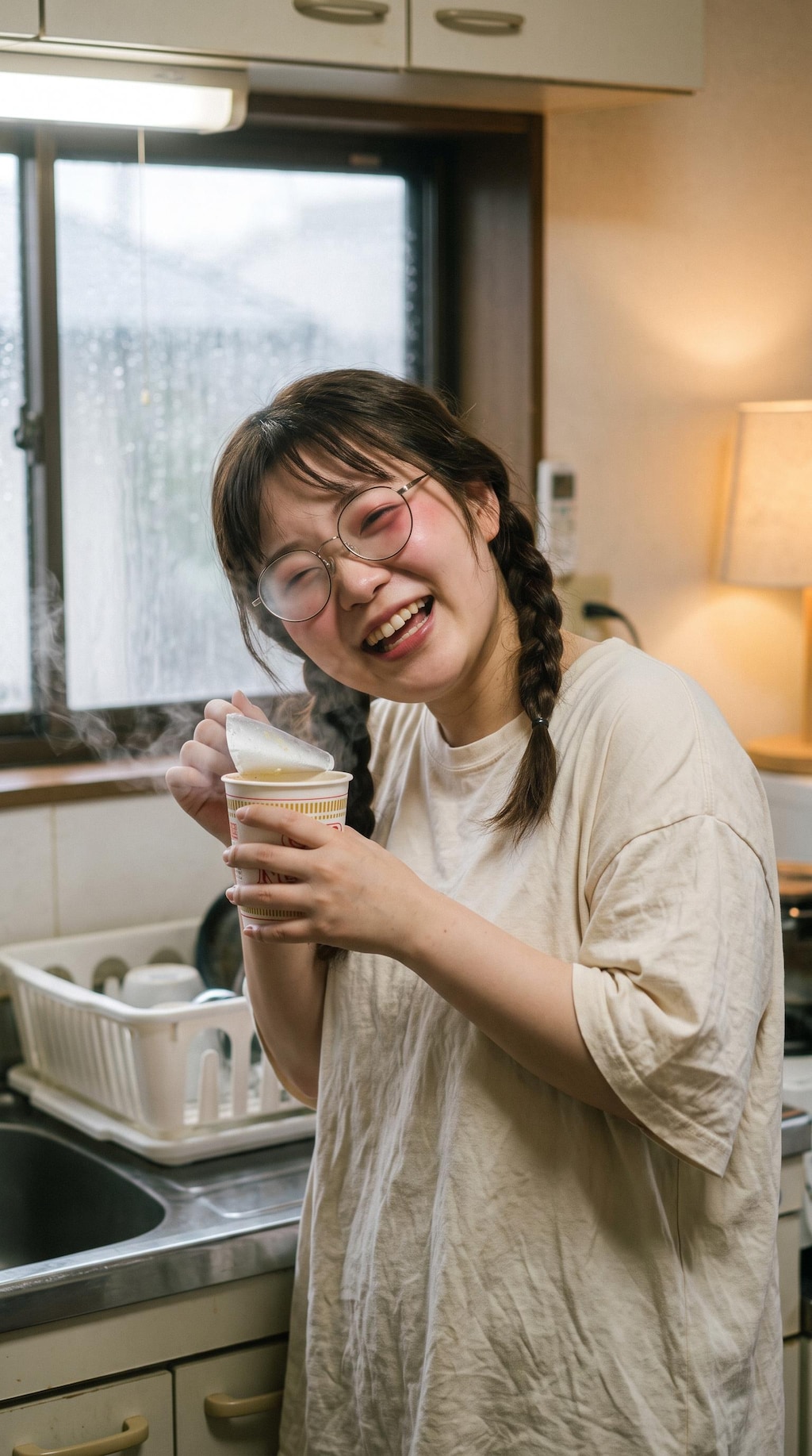 Laughing Through the Steam