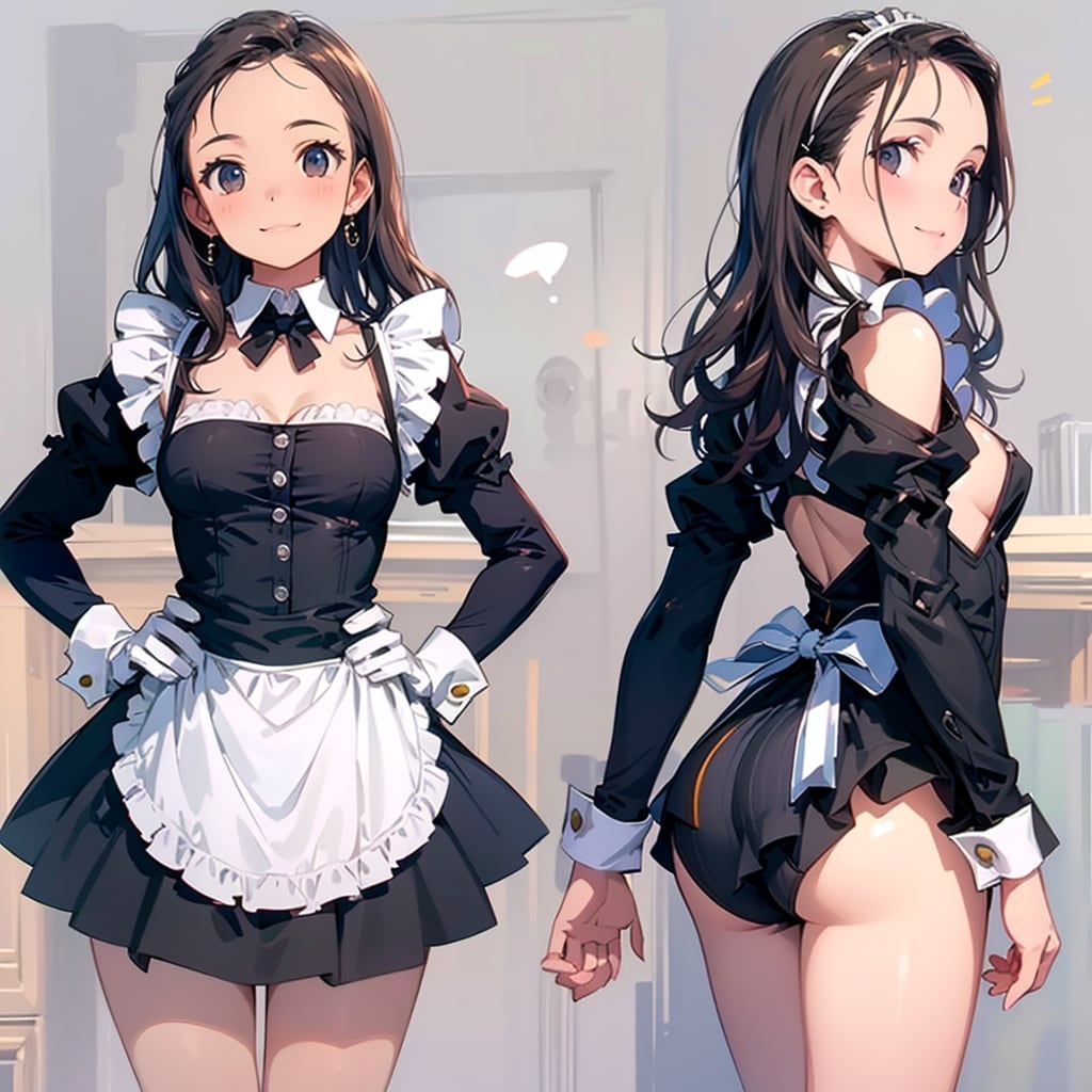 TOPAZでメイド服　和歌月まりあ