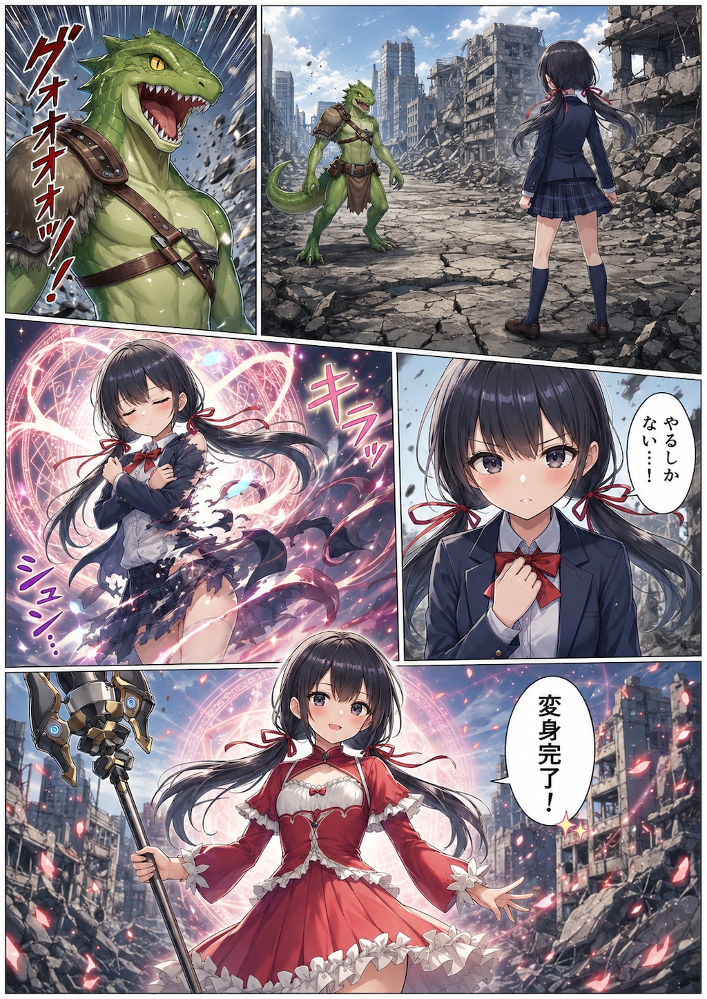 魔法少女の戦い