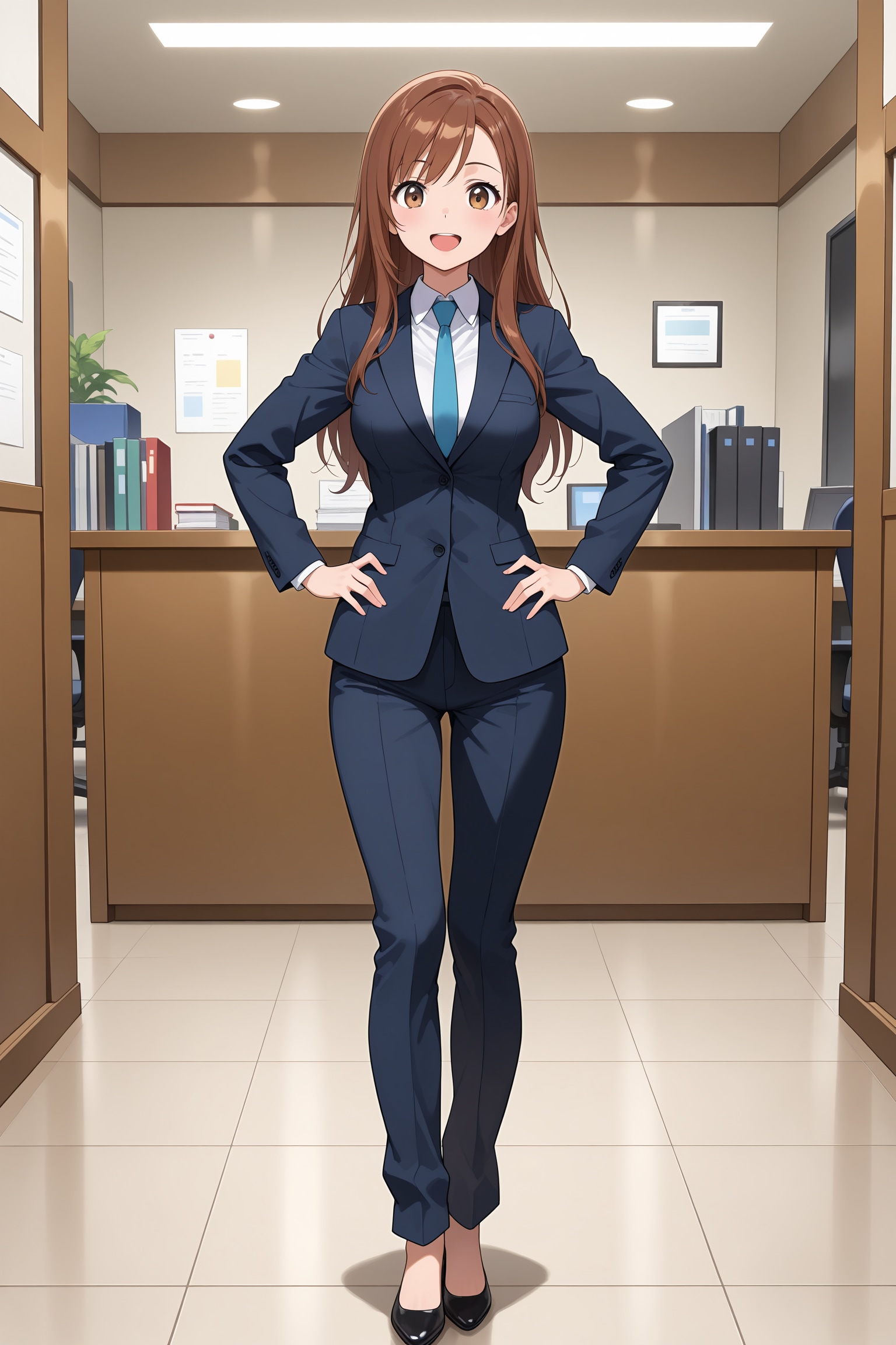 【貸】編集部・部長 桐島（アイドル編集部） | の人気AIイラスト・グラビア