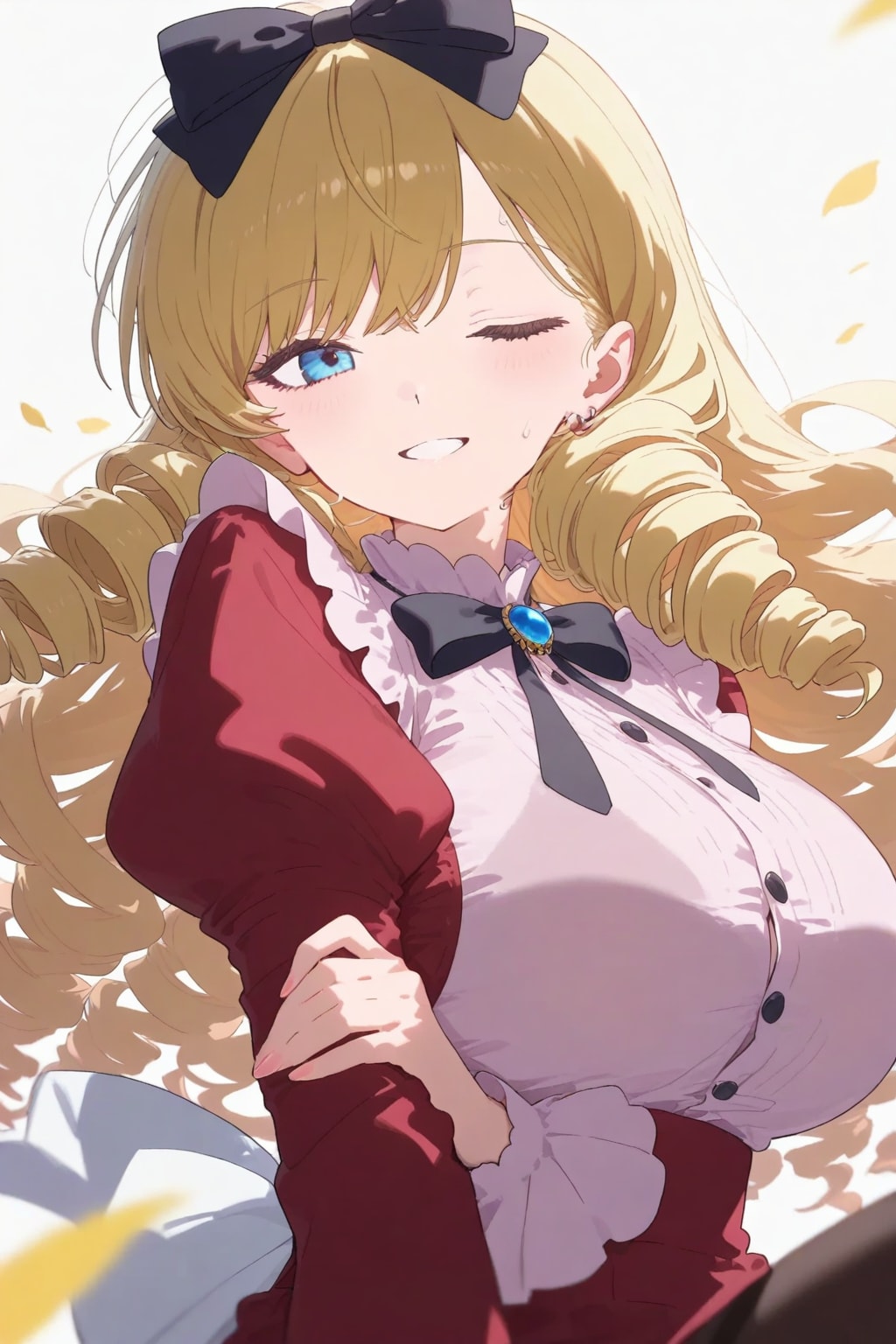 ドリルヘアーのお嬢様