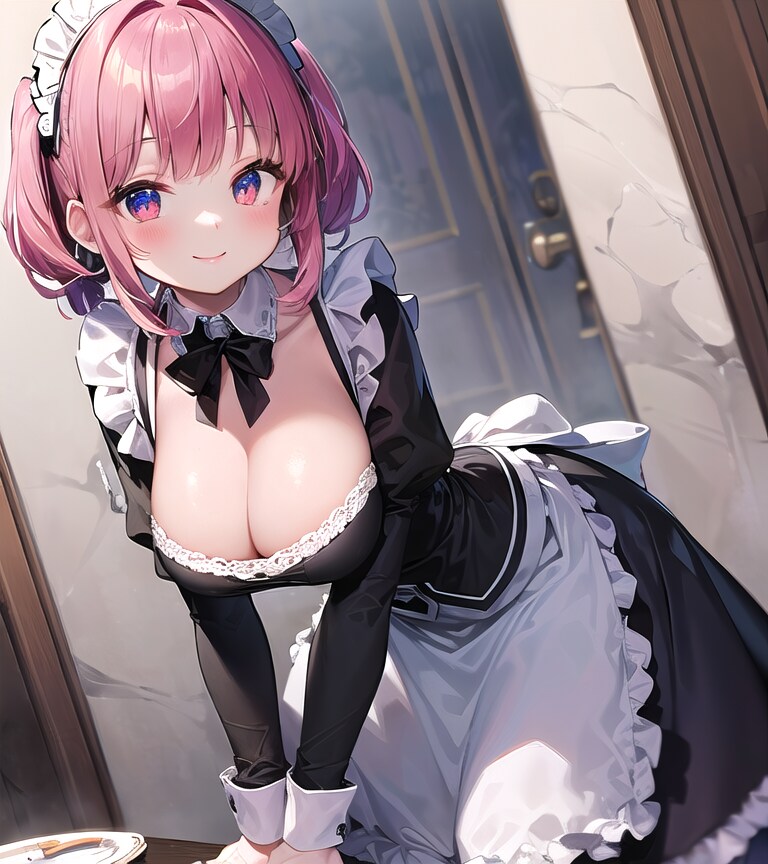おっぱいメイドさん