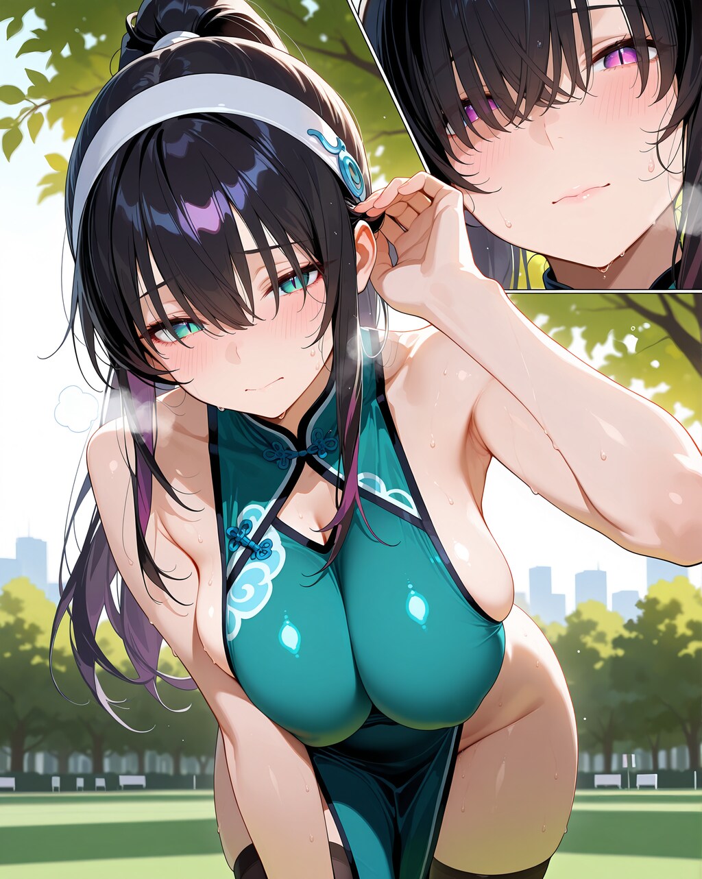 四つん這い♪チーパオ風