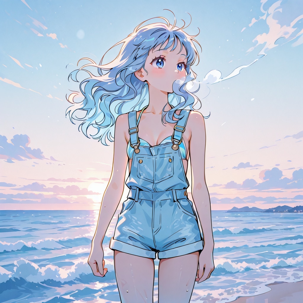 ブルー | の人気AIイラスト・グラビア