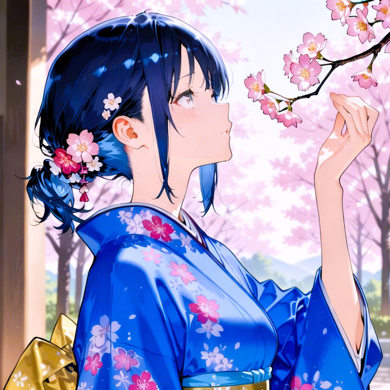 36　桜と七瀬 | の人気AIイラスト・グラビア