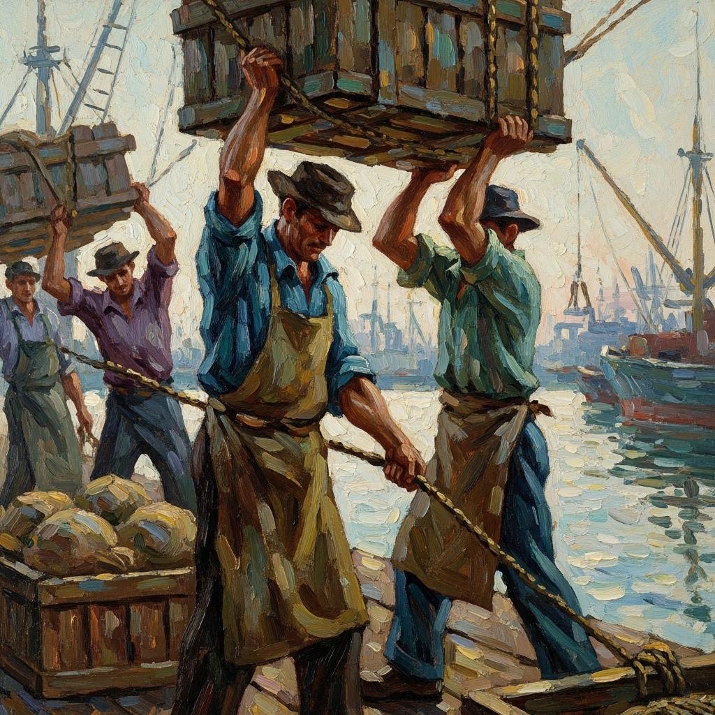 ミンゴワン展：黄昏の港に射す光