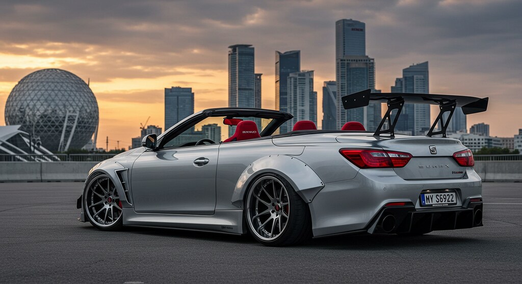 マークXオープンカー