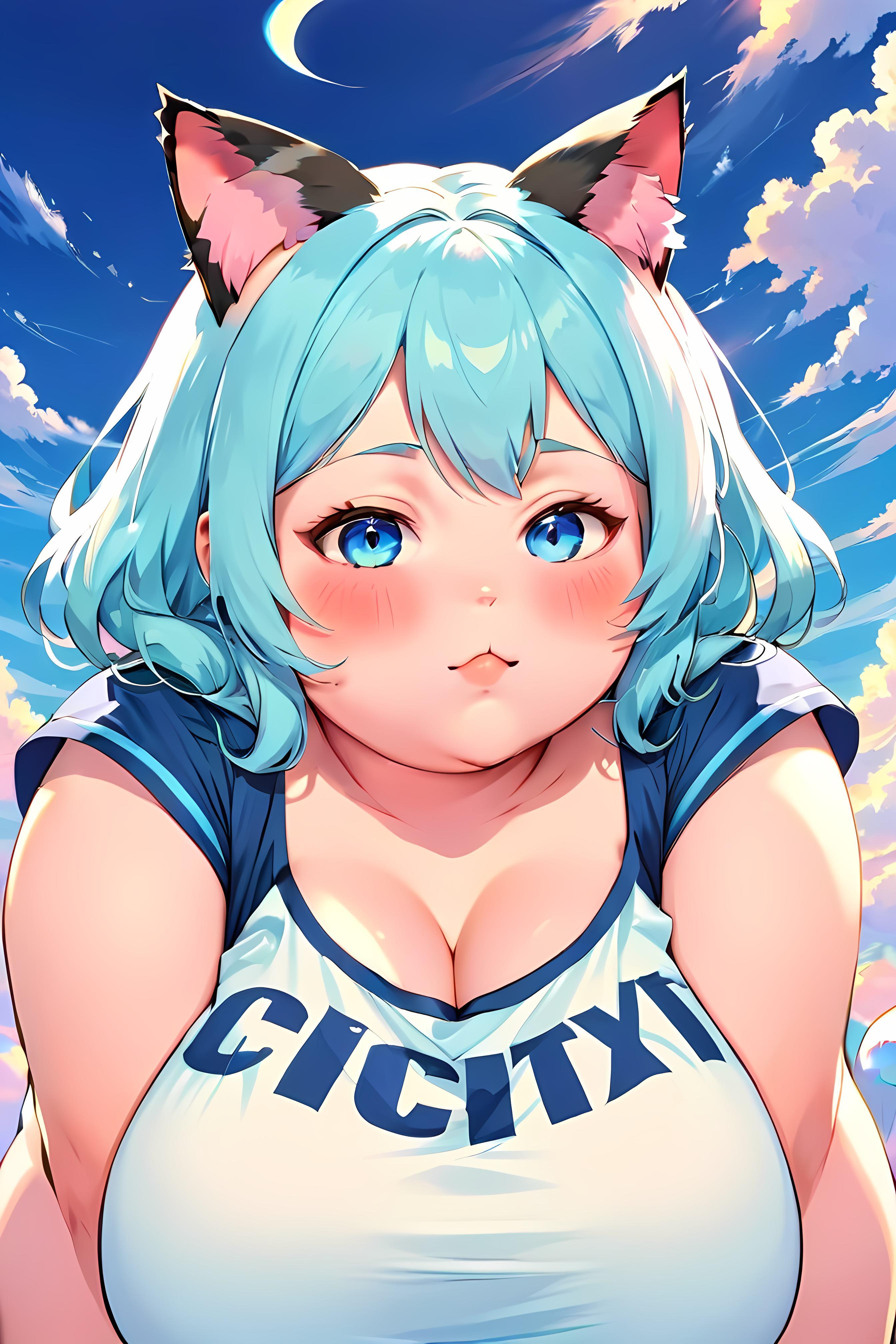 恥じらいのぽっちゃり女子
