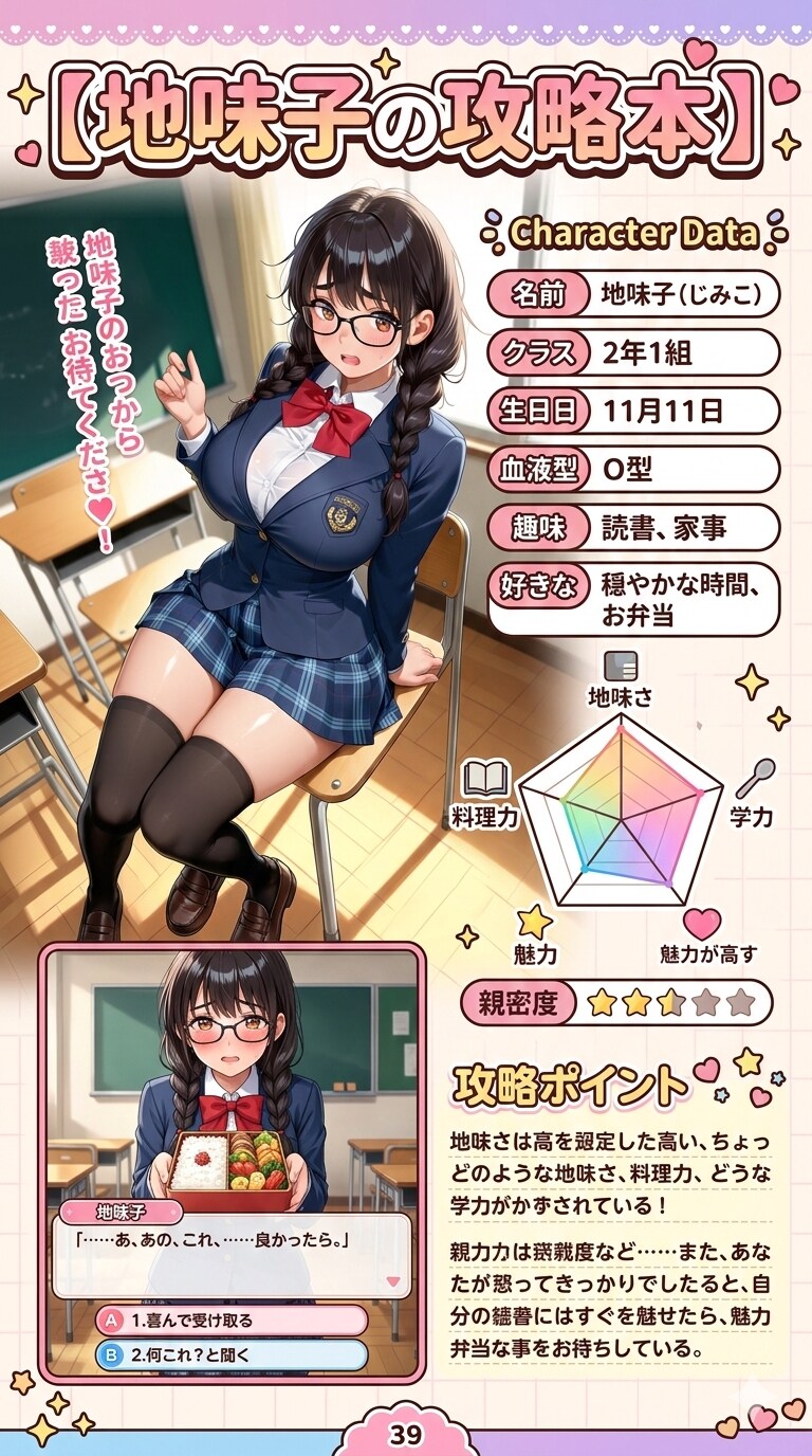 【地味子の攻略本！】