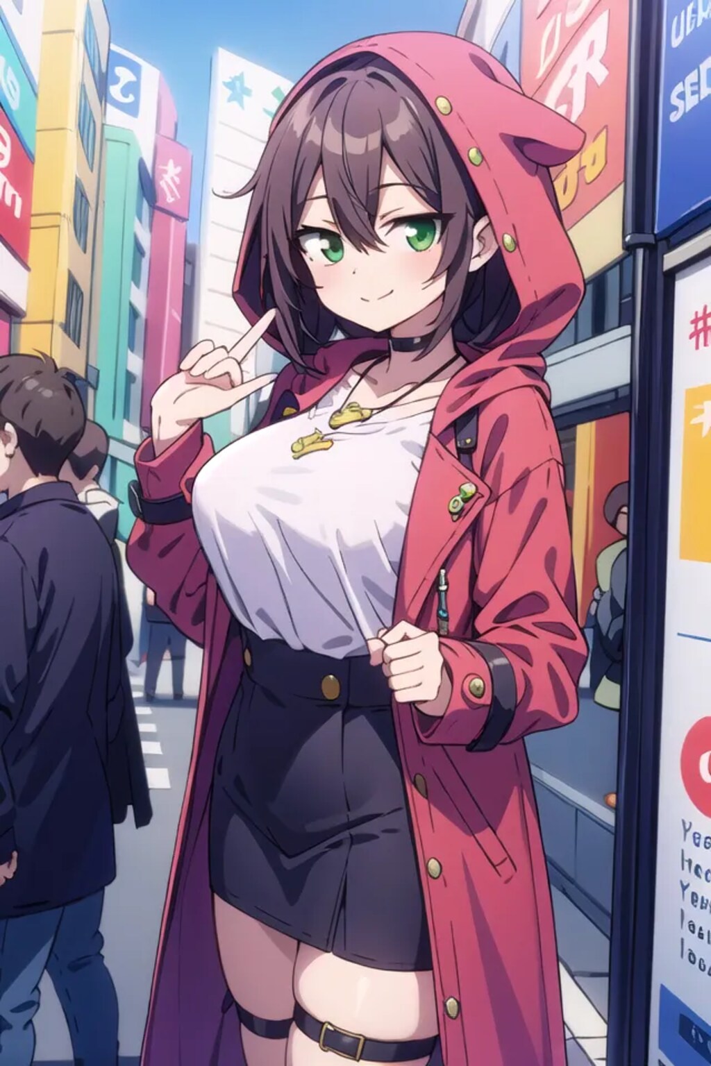 ジト目化サンプル