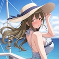 【桑山千雪誕生日】船上デート中に突風で・・・ 3枚目