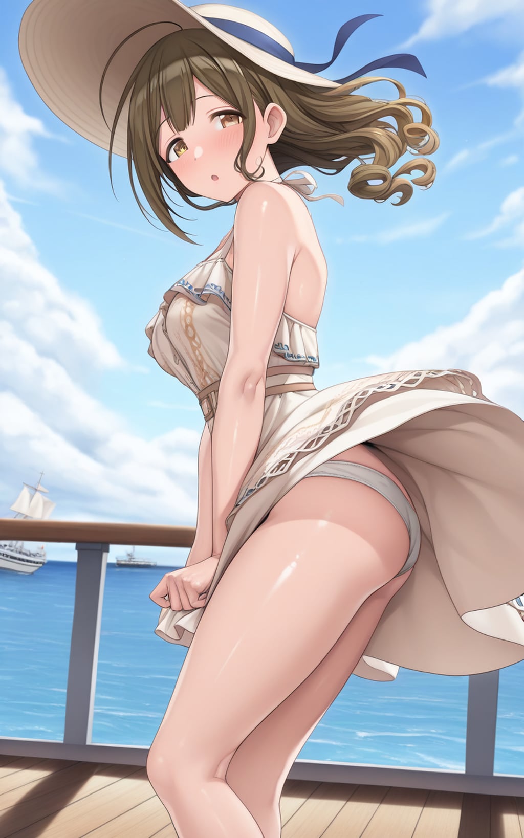 【桑山千雪誕生日】船上デート中に突風で・・・