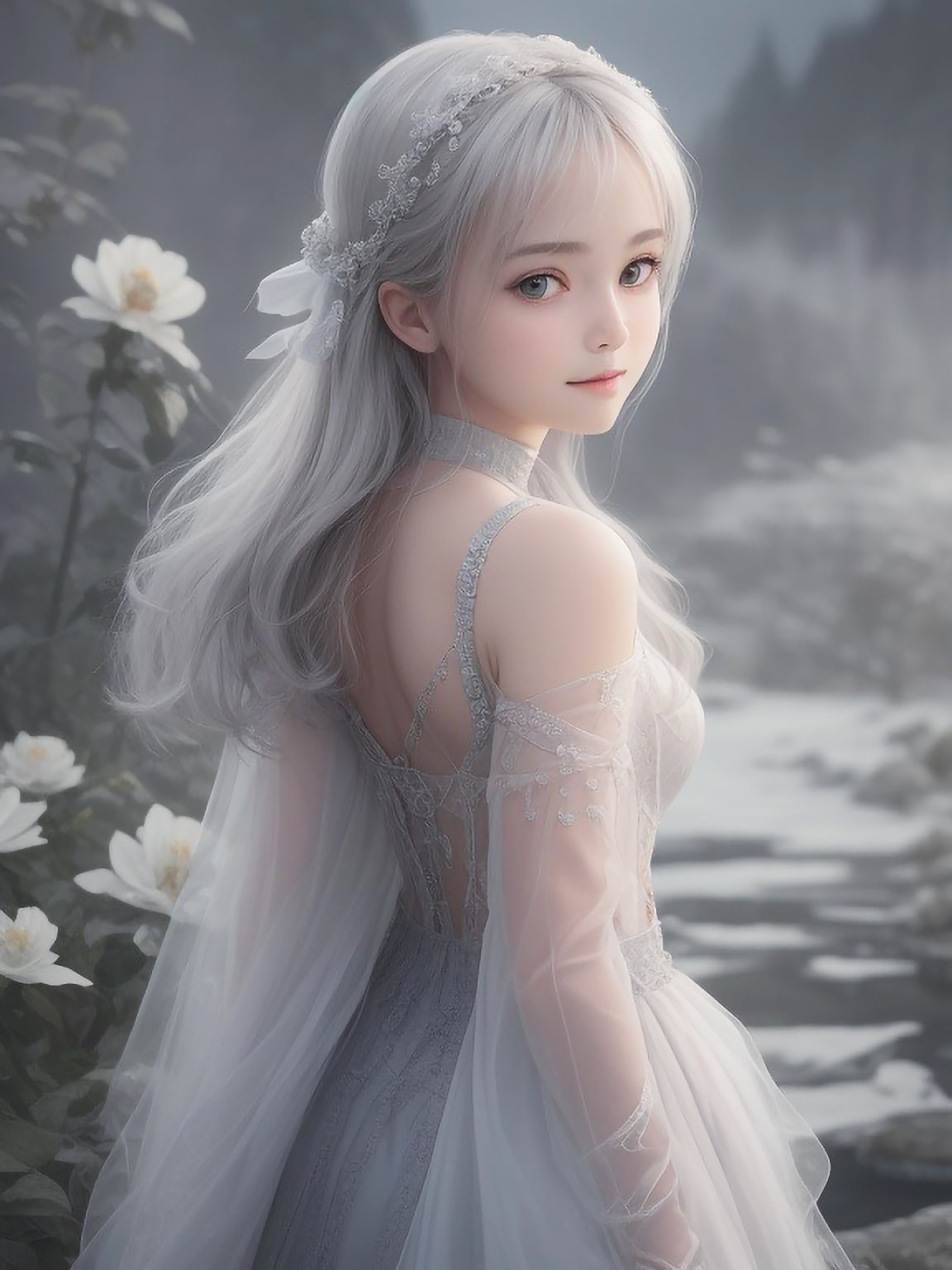 幻想北極王国の少女 | の人気AIイラスト・グラビア