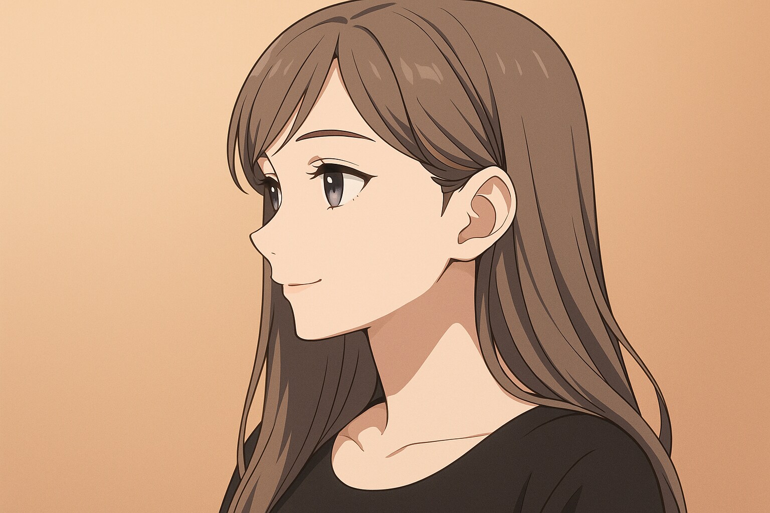 横顔