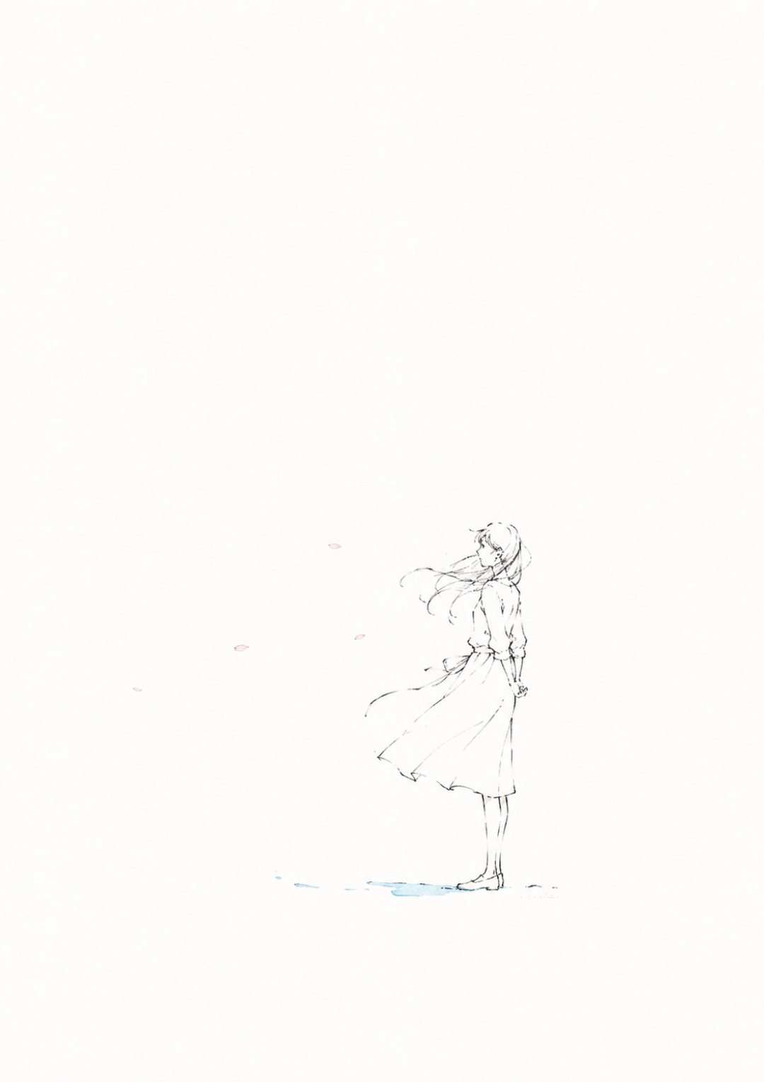 白の中で | の人気AIイラスト・グラビア