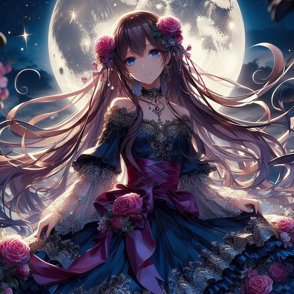 Dancing in the velvet moon