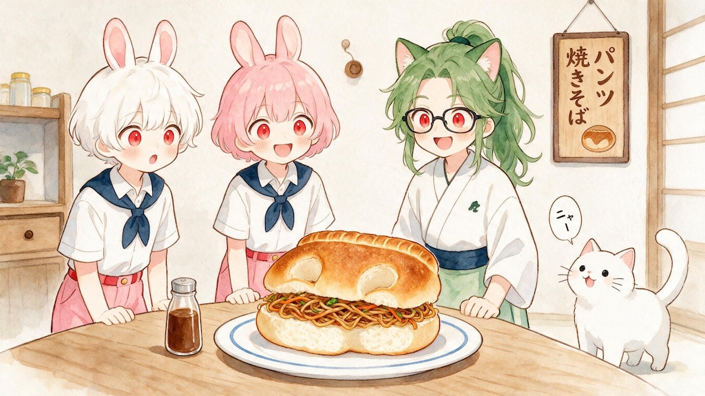 パンツ焼きそばパン