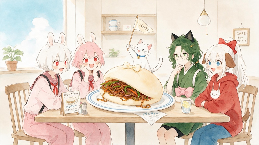 パンツ焼きそばパン