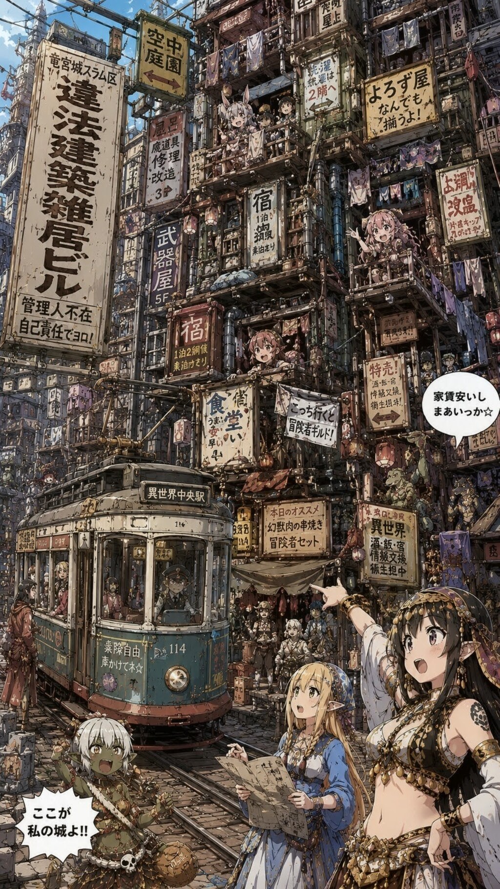 異世界違法建築雑居ビル🏬