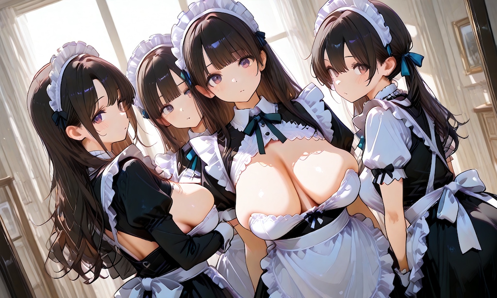 メイドの少女達