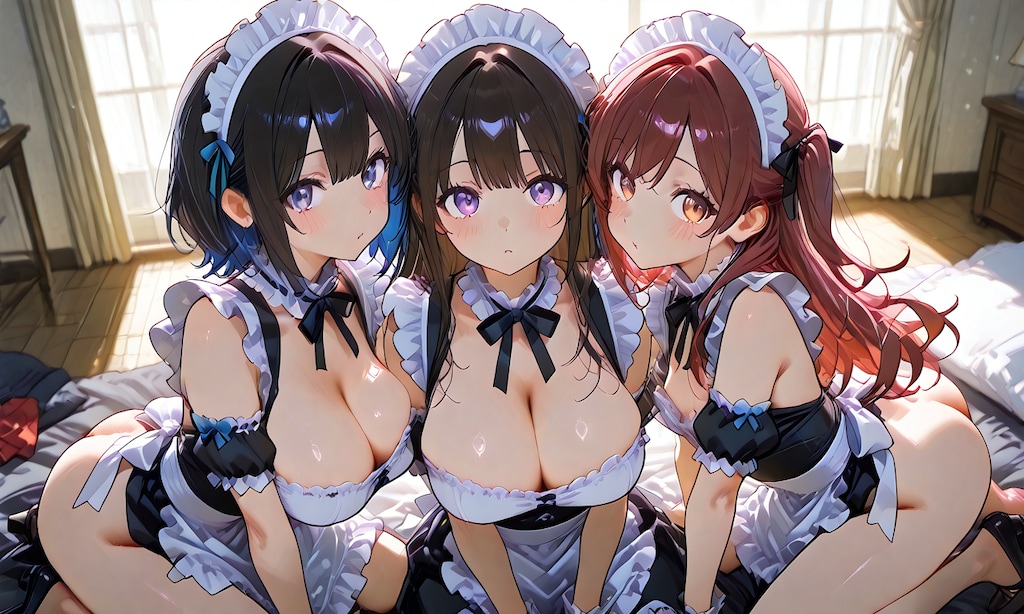 メイドの少女達