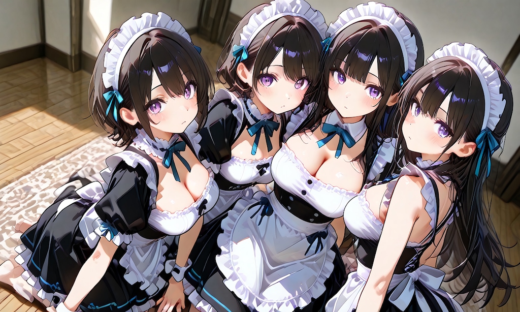 メイドの少女達