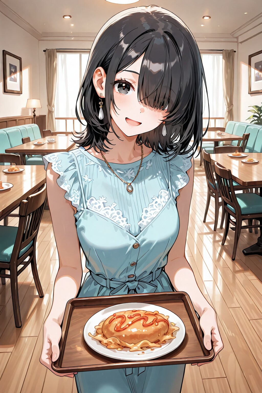 めかくれ女子＃３０３ | の人気AIイラスト・グラビア