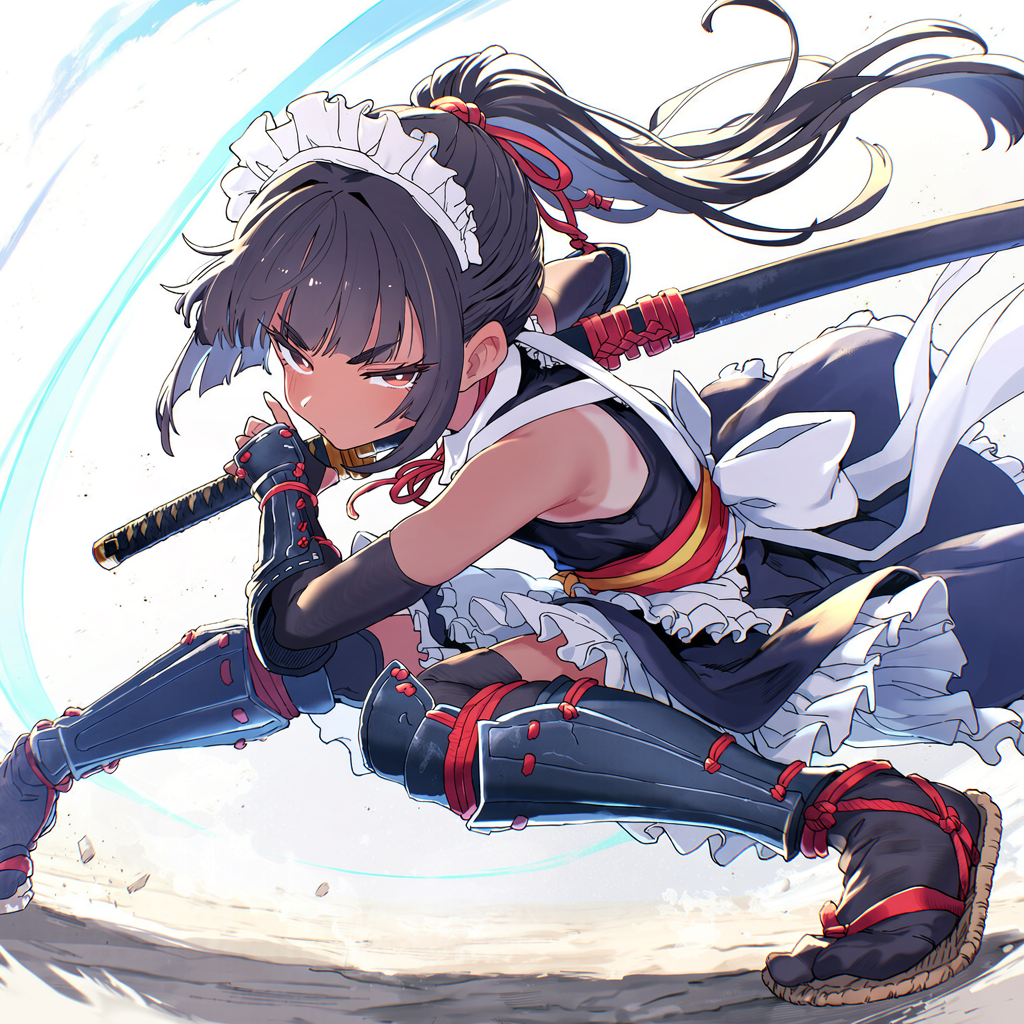居合切りメイドさん | の人気AIイラスト・グラビア