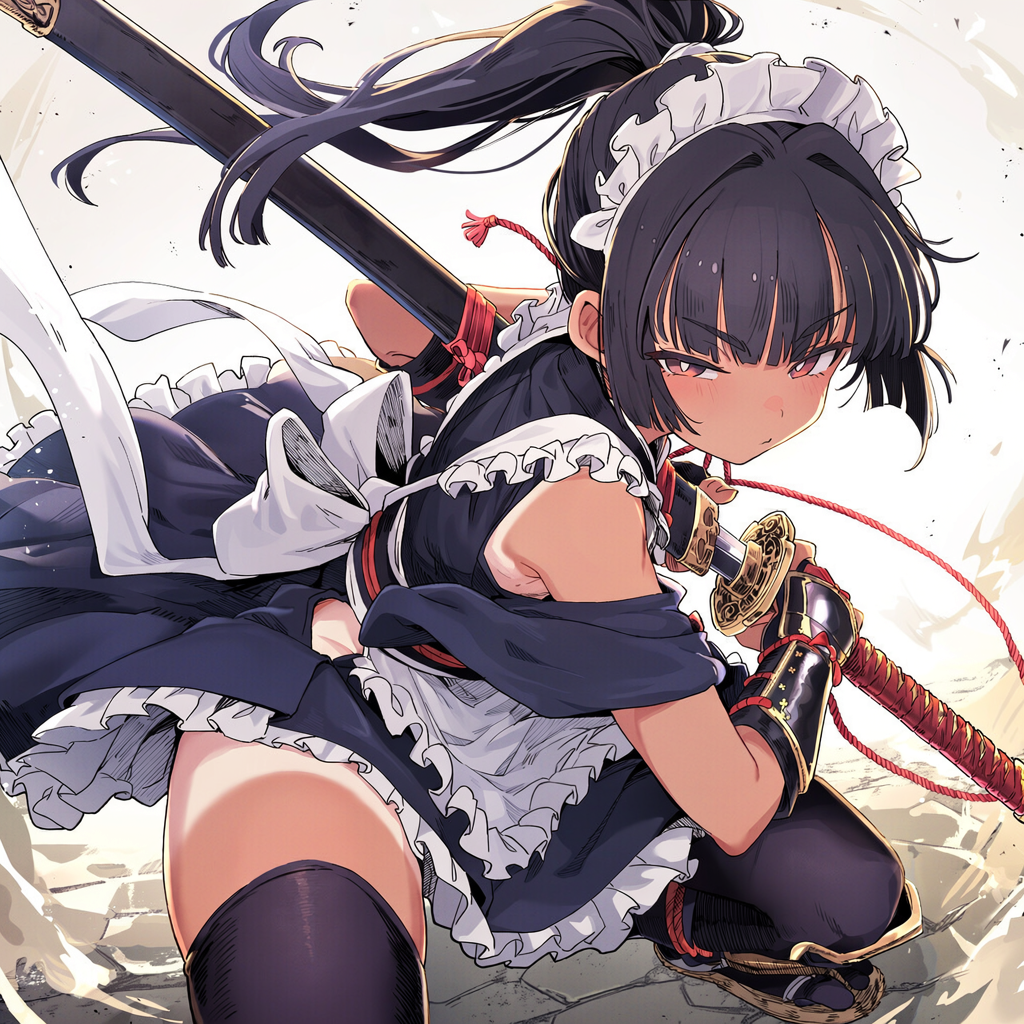 居合切りメイドさん
