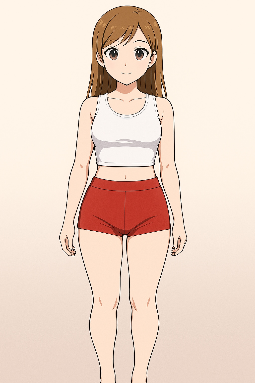 後ろ姿&ホットパンツ | の人気AIイラスト・グラビア