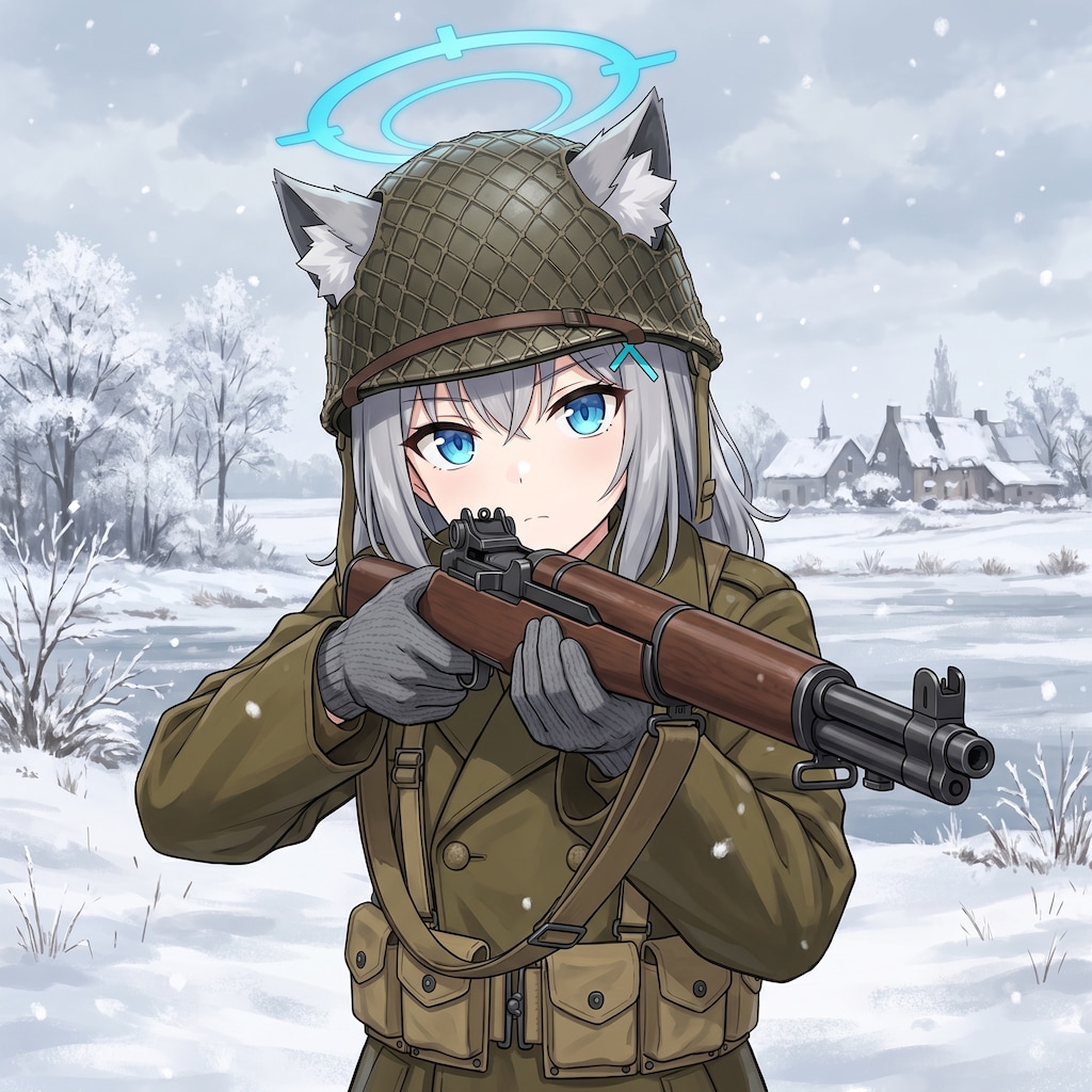 米軍(バルジの戦い)装備の砂狼シロコ