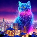Neon cat 12枚目