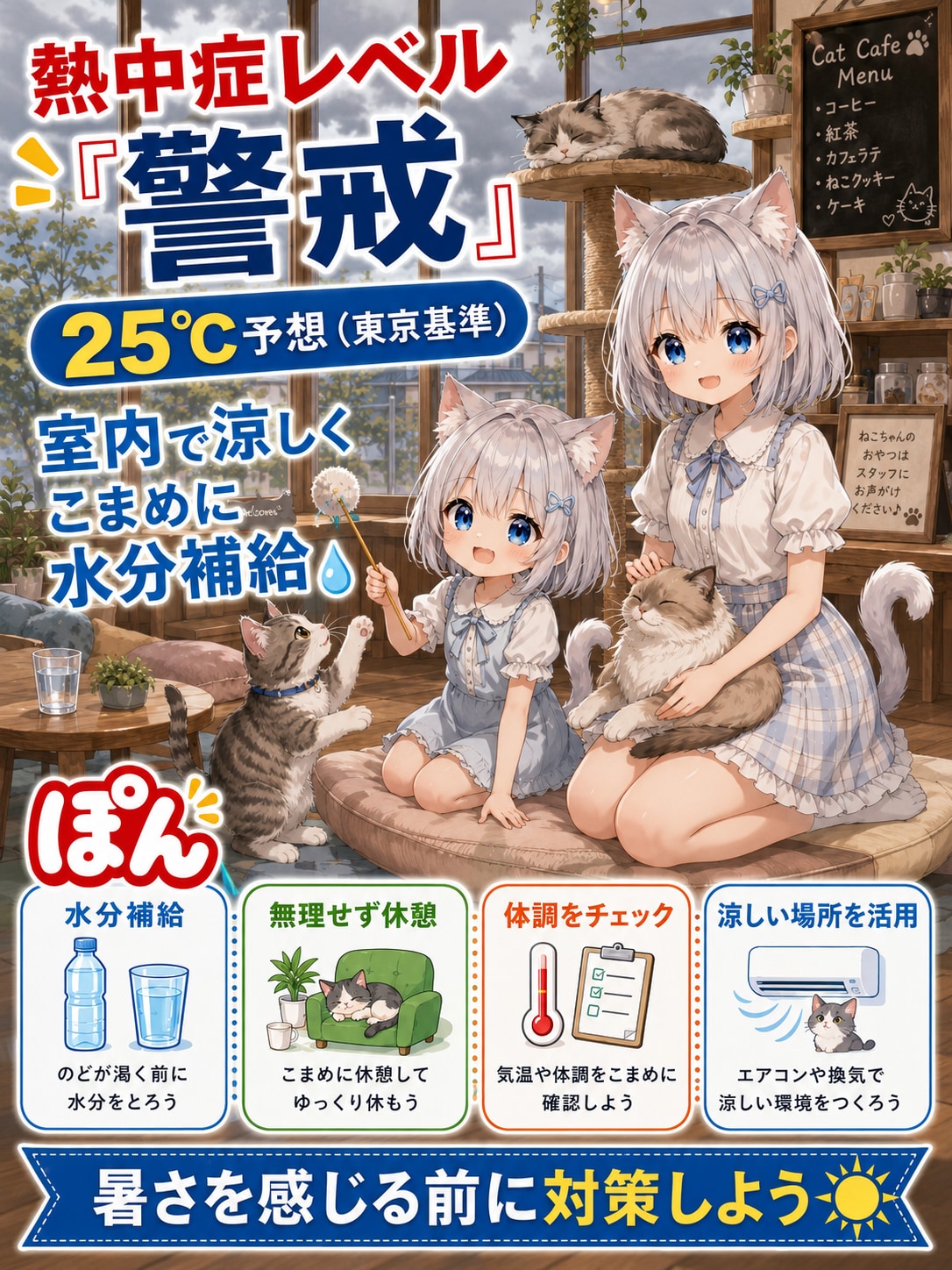 今日は警戒です
