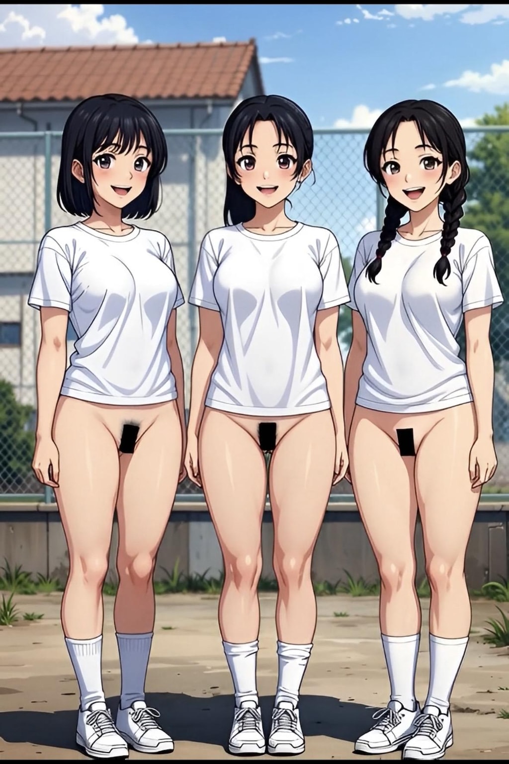 下半身裸の体操服