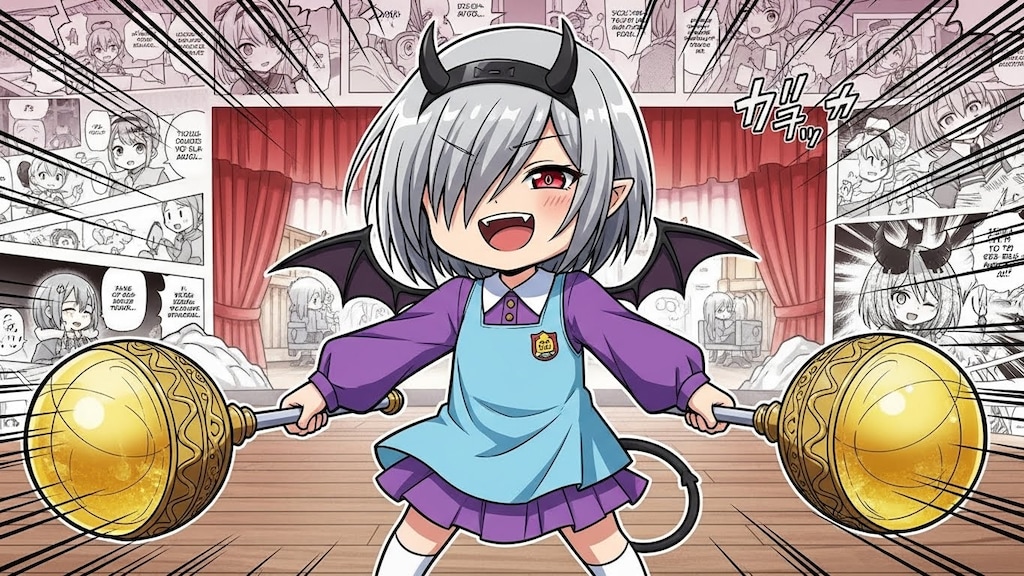 悪魔神官ちゃん(ようちえんじのすがた）