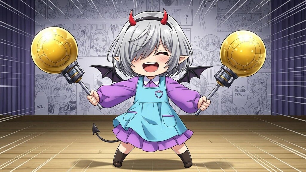 悪魔神官ちゃん(ようちえんじのすがた）