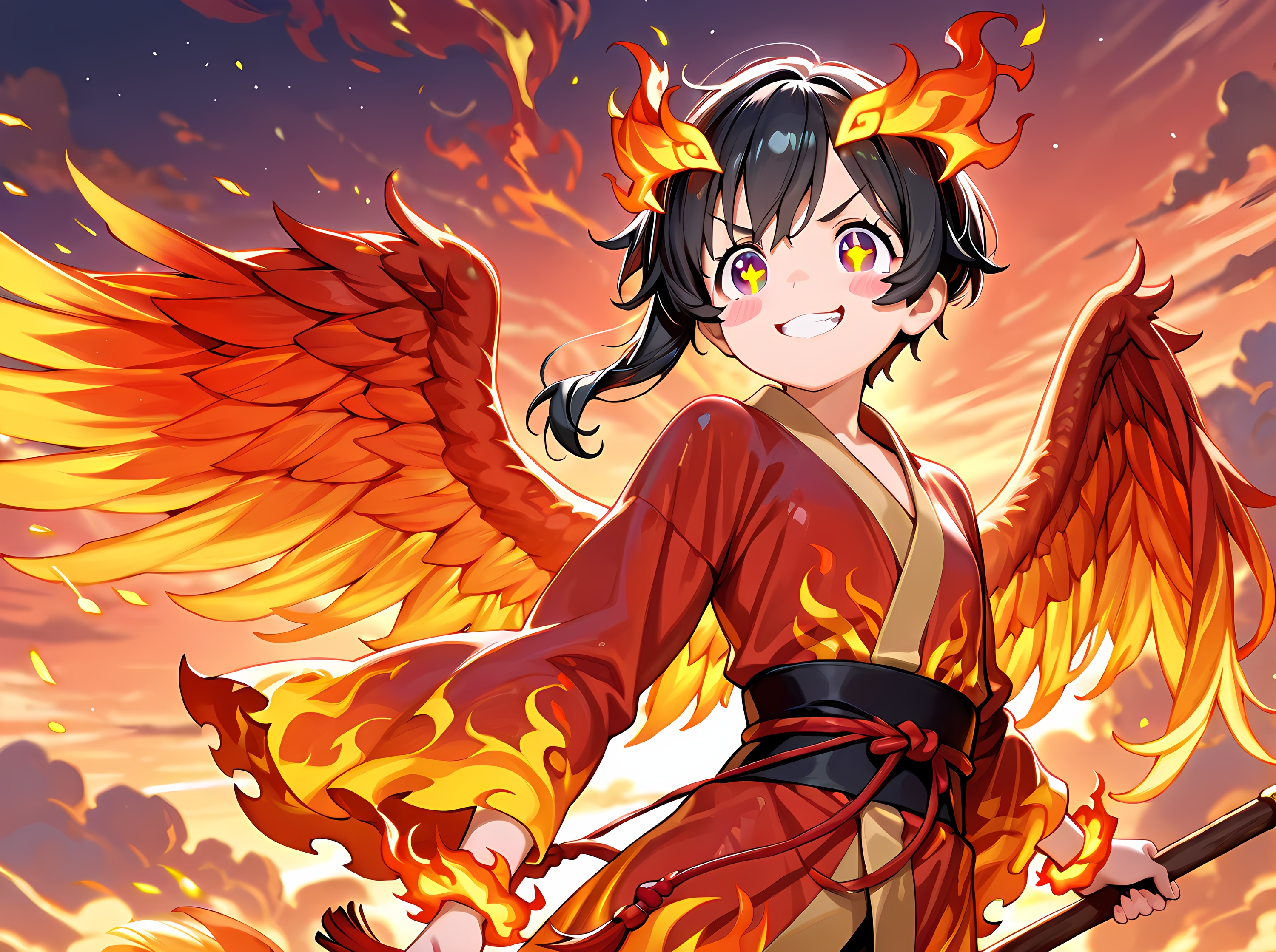 神化！phoenix🔥 | の人気AIイラスト・グラビア