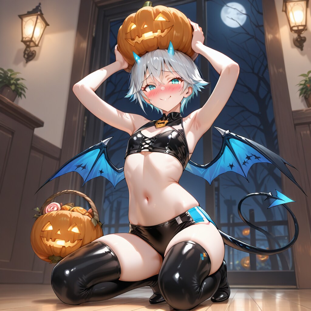 ボーイッシュな子のセクシーハロウィン