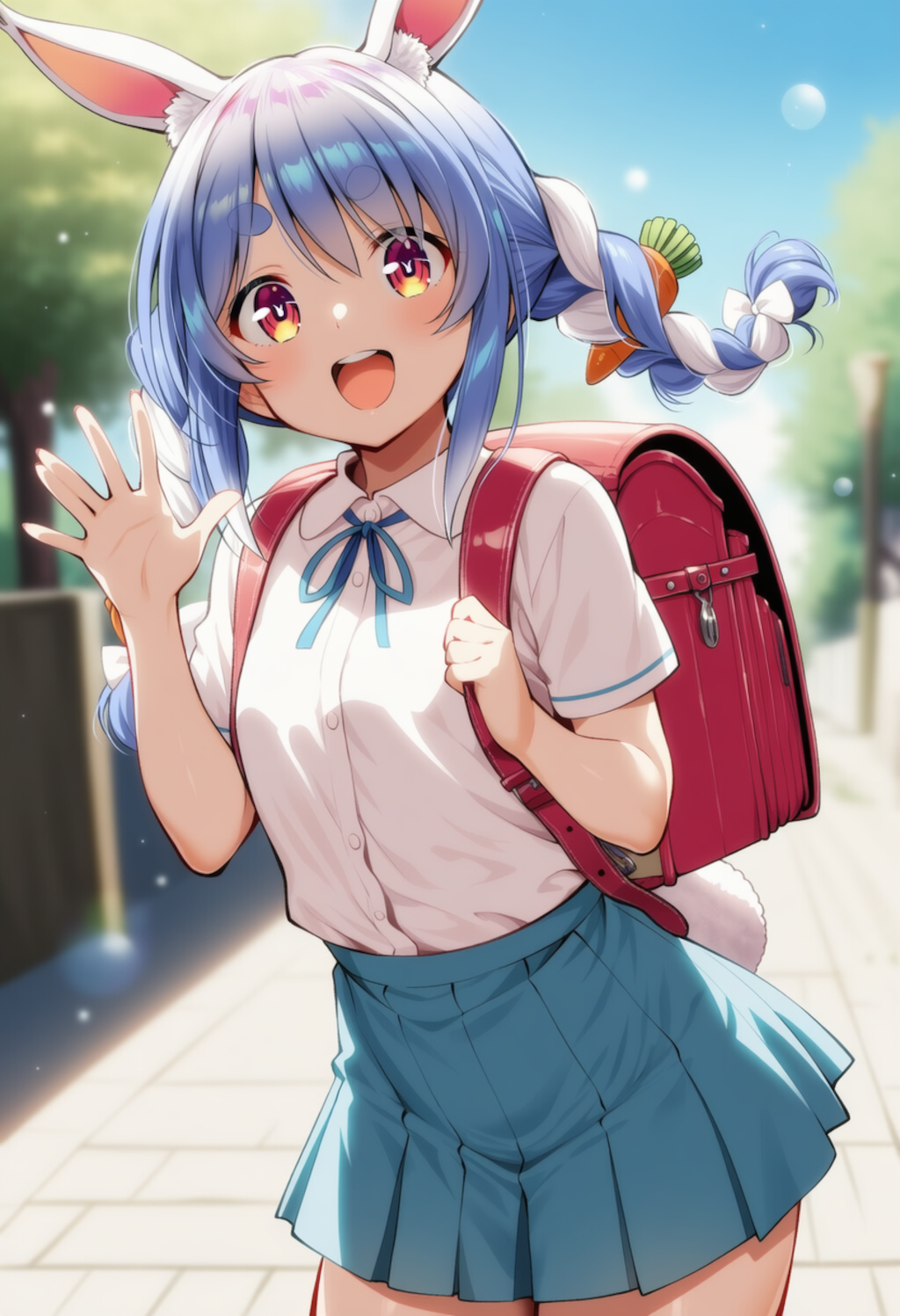 おはよー！（兎田ぺこら）