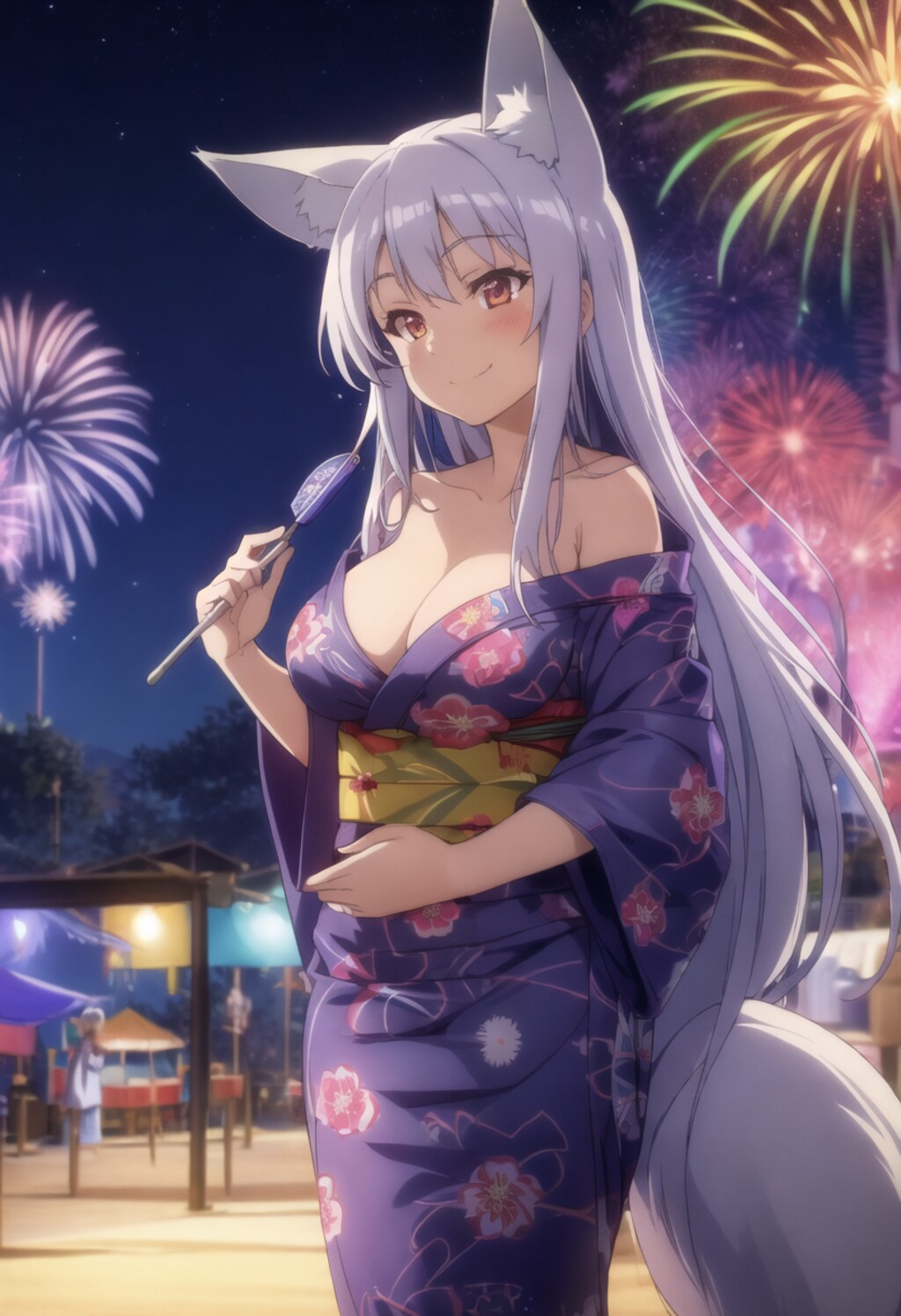 狐お姉さんと夏祭り