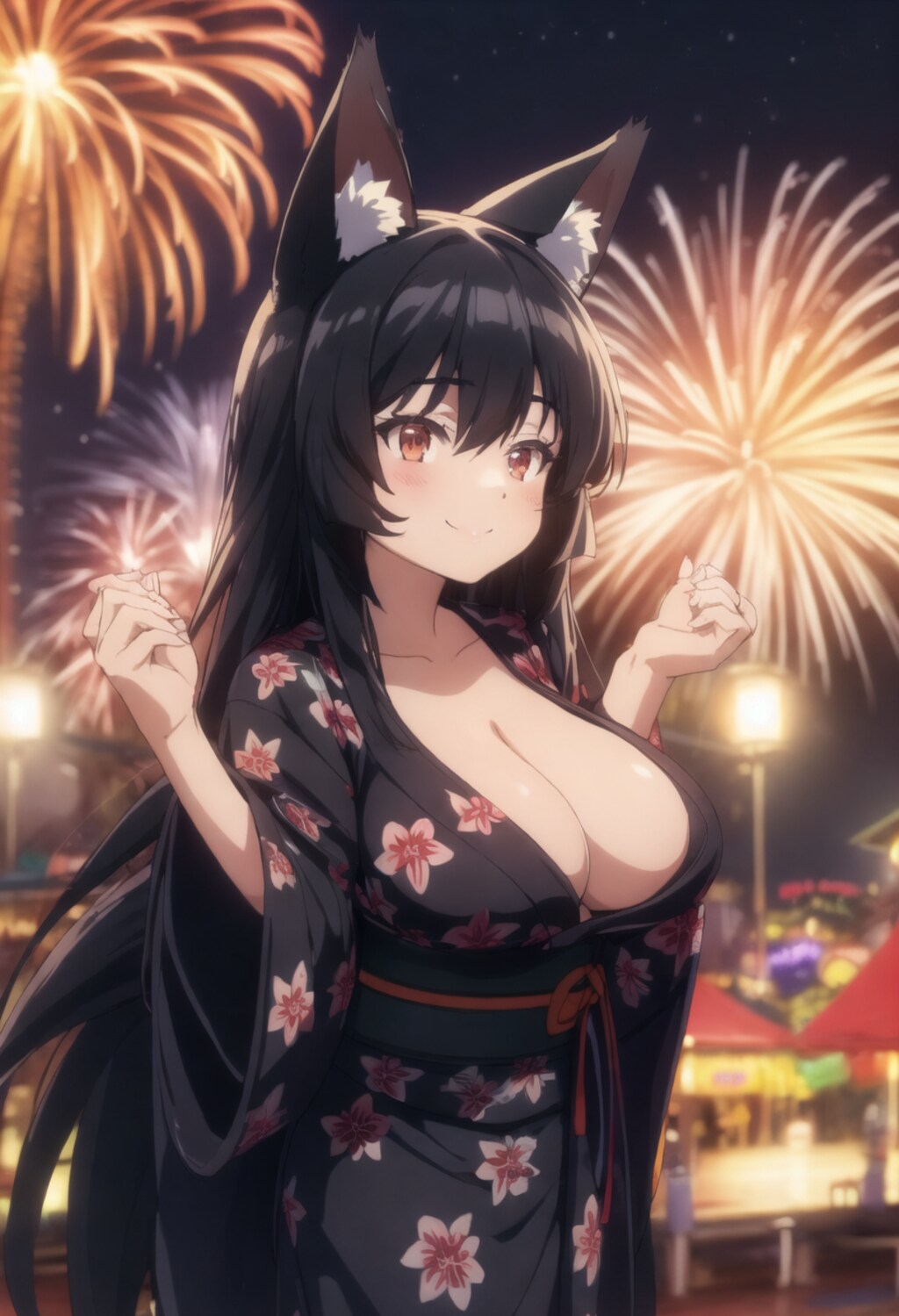 狐お姉さんと夏祭り