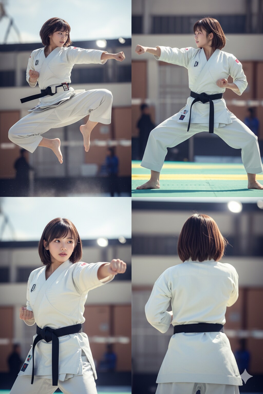 空手女子形の明日香